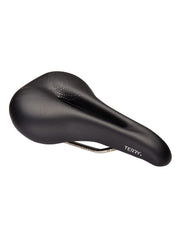 Terry front view of saddle showing shape and comfort benefits