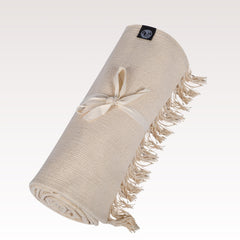 Tharie close-up of woven texture highlighting breathable cotton weave for better grip