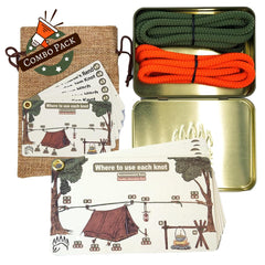 The Bear Essentials front packaging showing waterproof knot cards and kit benefits