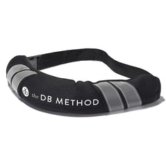 THE DB METHOD DreamBelt front view showing sleek belt and comfortable fit benefit: clear visual of product