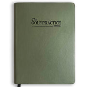The Golf Practice Journal front cover with premium look and durable protection