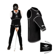 The Golf Swing Shirt front view showing streamlined fit and instant training benefit