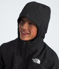 The North Face fleece close-up showing soft recycled fabric comfort benefit