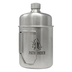 The Pathfinder School cup nested inside canteen demonstrating space-saving storage