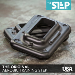 The Step risers resistance band notch secure anchor for safer band exercises