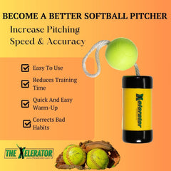 The Xelerator in use with pitcher demonstrating improved arm path