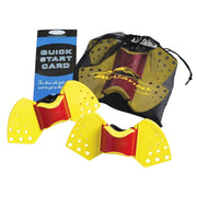 THERABAND front packaging showing fins and mesh bag for easy transport