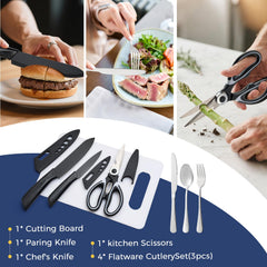 THTYBROS utensil handle grip detail demonstrating ergonomic comfortable control