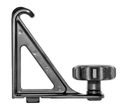 Thule front view of load stops mounted on bar showing secure positioning benefit