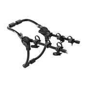 Thule gateway pro front view showing full rack and bikes securely mounted