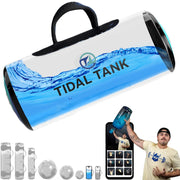 Tidal Tank front view showing shape and handle for portable stability