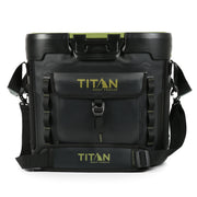Titan by Arctic Zone front view in tactical forest green showing rugged exterior and logo for durable protection