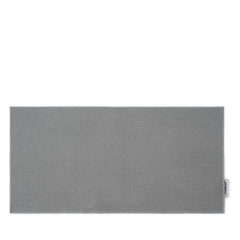 Titleist players towel front view showing gray color and woven logo, professional finish benefit