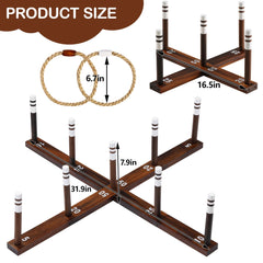 TIXWOOK expanded wooden board assembled to full 31.9 inches for challenging play