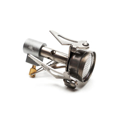 TOAKS titanium stove folded compact for packing and space-saving benefit