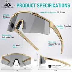 ToopMount three interchangeable lenses displayed, offering versatile light protection