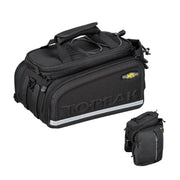 Topeak trunkbag dxp front view showing compact profile and quick-access pockets