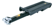 Topeak MTX BeamRack EX front view showing aluminum beam and deck for lightweight support
