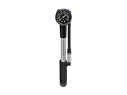 topeak Pocket Shock DXG front view showing compact pump and handle for precise control