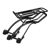 Topeak TetraRack M2L front view showing compact rear rack and secure platform benefit