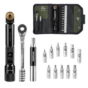 Topeak Torq Rocket MiniX front view showing compact toolset for accurate tightening