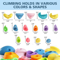 TOPNEW assorted shapes and colors encouraging creative route building
