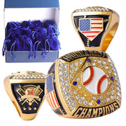 TOPSPORTSJEWELRY front view championship ring showing bold design and team pride