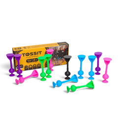 TOSSIT front packaging showing game set and colors for easy gift choice