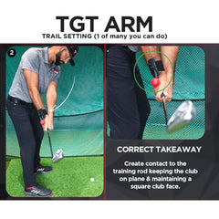 TOTAL GOLF TRAINER wrist hardware and strap detail for secure comfortable fit