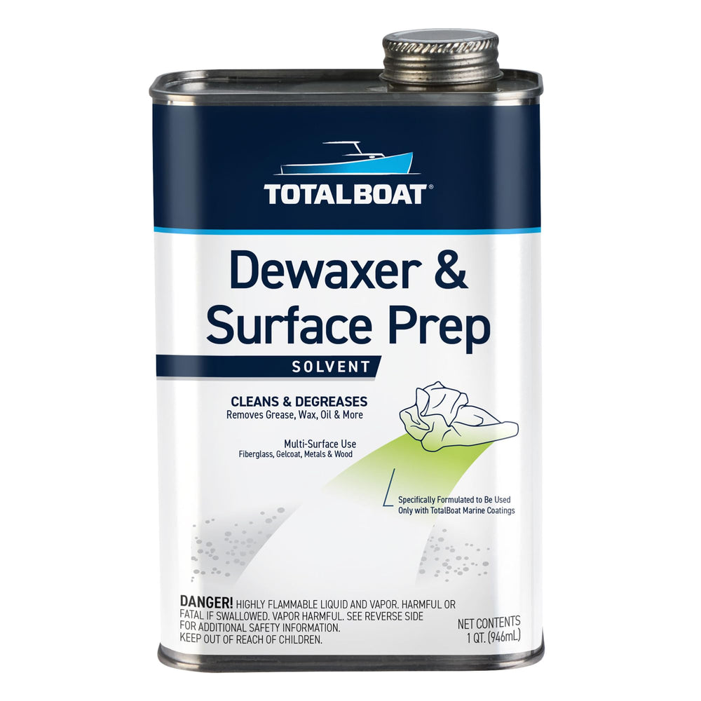 TotalBoat front label quart bottle clearly showing product name and usage benefit