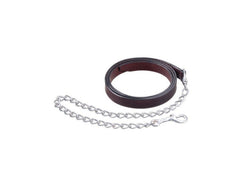 Tough 1 Royal King leather lead front view showing durable design and professional look