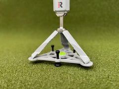 Tower Golf in use at driving range with Rapsodo giving consistent launch data