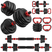 Trakmaxi front view of 35lb adjustable set showing complete kit and versatility