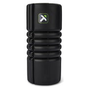 TRIGGERPOINT GRID Travel front view showing compact roller and travel-ready benefit