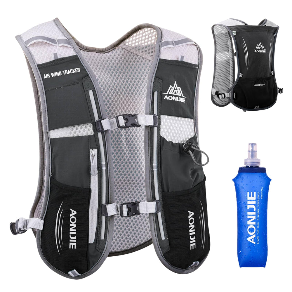TRIWONDER front view of vest showing compact storage and secure fit