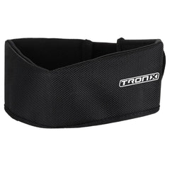 TronX neckguard front view showing wide coverage and secure fit for safety