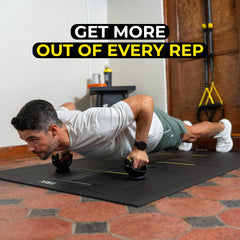 TRX Push-It close-up of nonslip rubber grip reducing wrist pain benefit