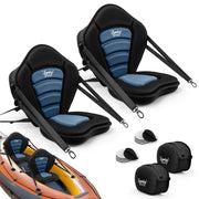 Trymaker front view of kayak seat showing thick cushion and comfort