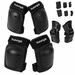 tsavnpk front view of complete 6-piece set showing coverage and fit