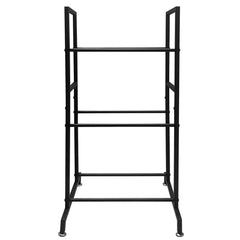 TTzycc top view of fully loaded rack demonstrating capacity for 60+ discs