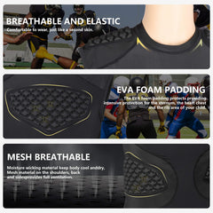 TUOY worn by baseball catcher showing protection and unimpeded throwing