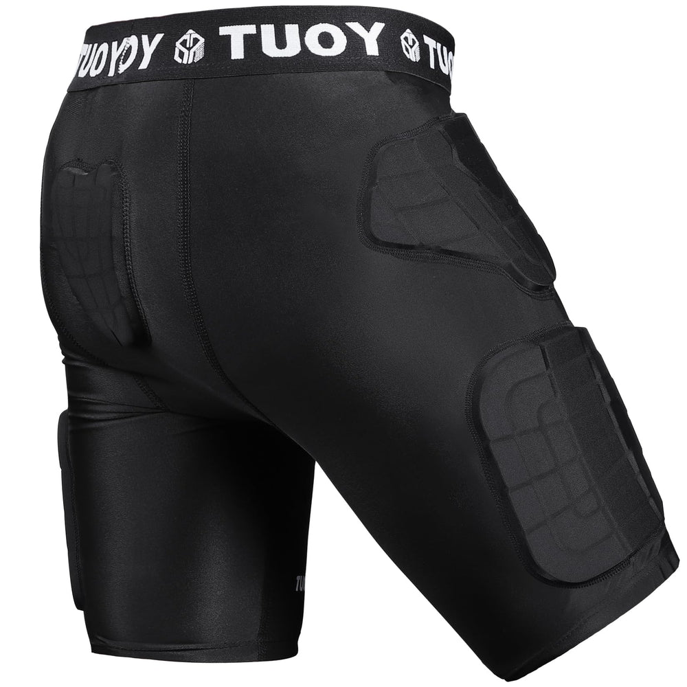 TUOYR front view padded girdle showing protective coverage and comfortable fit