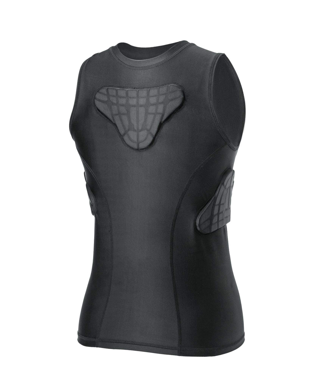 TUOYR front view vest showing slim protective chest fit and mobility benefit