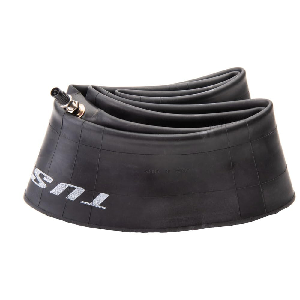 TUSK front view of inner tube packaging showing size and TR-4 valve for quick selection