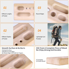 Two Stones edge detail with R5 fillet and smooth finish to protect skin during hangs benefit