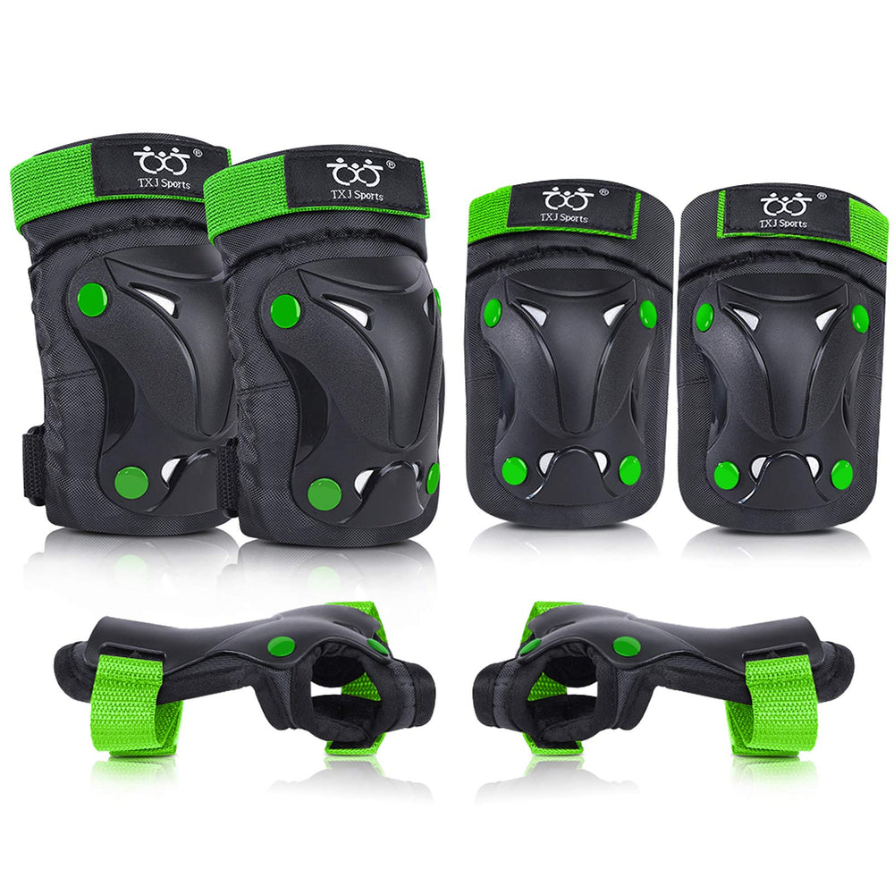 TXJ Sports front view of full protective set showing complete coverage and convenience