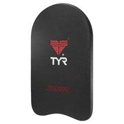 TYR kickboard front view showing ergonomic grip and stable buoyancy