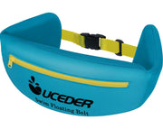 UCEDER front view of swim belt showing secure fit and clean design, improving buoyancy