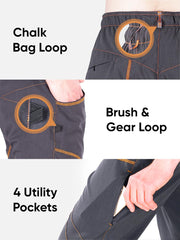 Ucraft thin elastic waistband under harness for comfortable support benefit