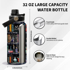 Uibunoo closeup of flip-top lid demonstrating secure leak-proof carry benefit